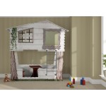 Pat Casa in Copac cu Etaj - Tree House - Pat etajat mare din lemn MDF Pat Casa in Copac cu Etaj - Tree House - Pat etajat mare din lemn MDF